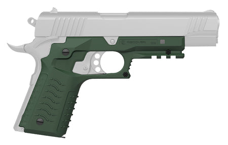 Recover Tactical CC3H03 OD Green Polymer Picatinny Grip Rail Standard Frame 1911
