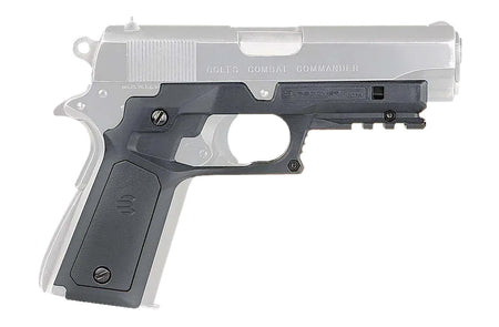 Recover Tactical Gray Polymer Grip & Rail Frame for Standard 1911 w/ Light and Dark Gray Panels (CC3P0504)