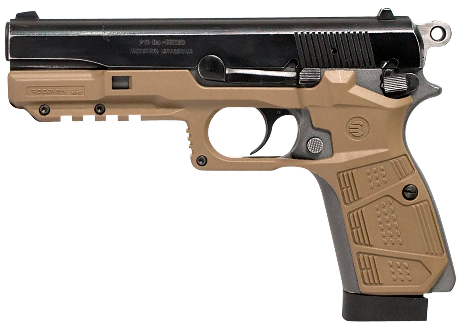 Recover Tactical HPC-02 Browning Hi-Power Tan Polymer Grip Rail System