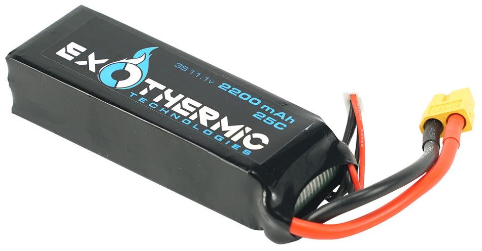 Exothermic Technologies BATTERY2200 Replacement 11.1 Volt Lithium Polymer Battery Black