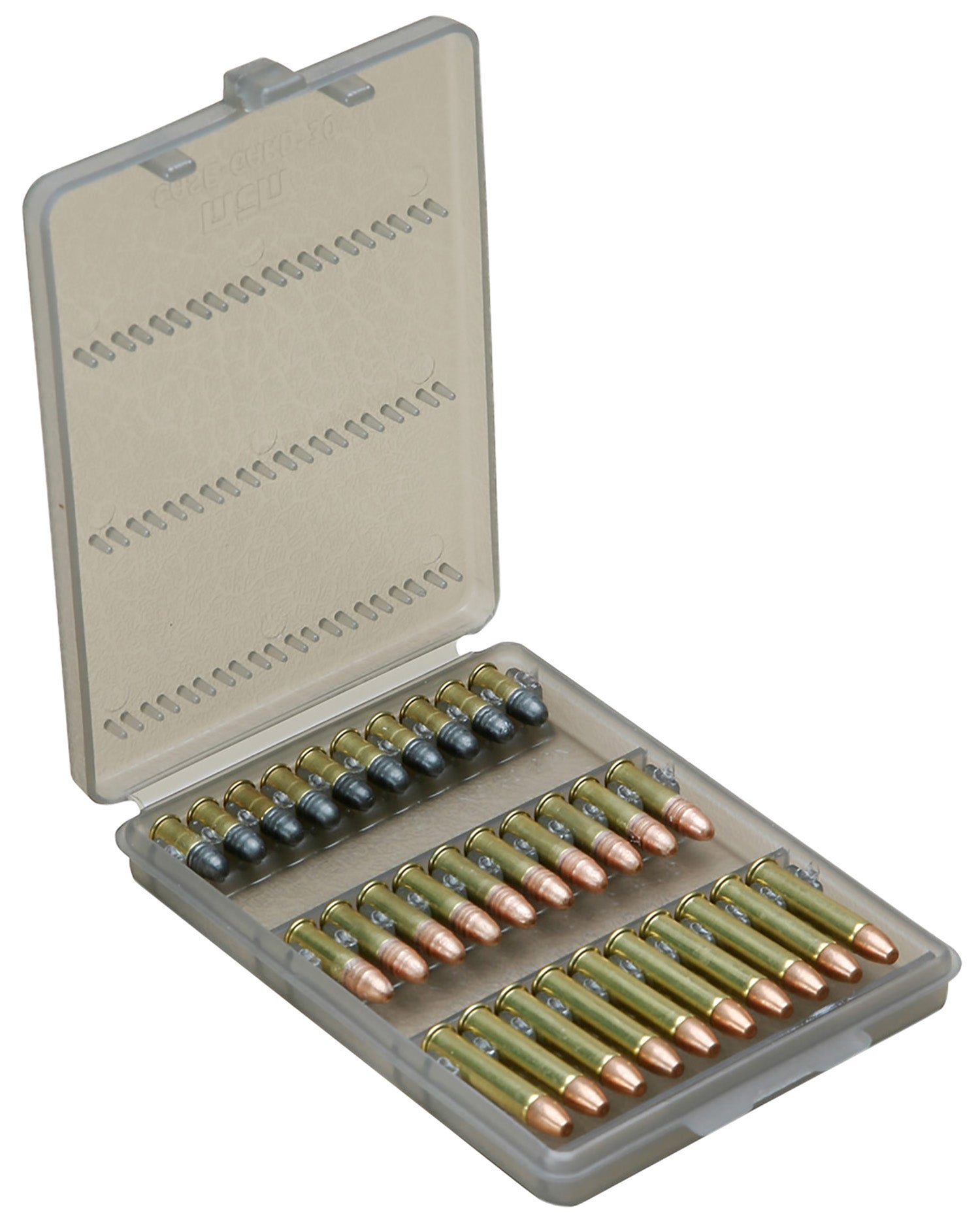 MTM Case-Gard W302241 Clear Smoke Ammo Wallet for 22 LR and 17 HM2 30rd