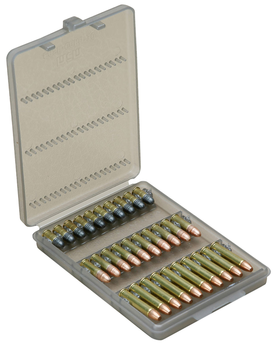 MTM Case-Gard W302241 Clear Smoke Ammo Wallet for 22 LR and 17 HM2 30rd