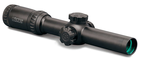 Konus 7184 KonusPro M-30 Black 1-4x24mm 30mm Tube Illuminated Dual Blue/Red Circle Dot Reticle
