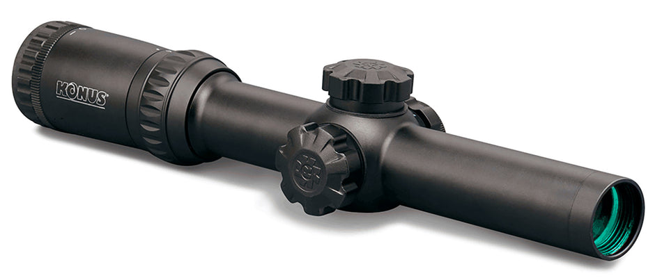 Konus 7184 KonusPro M-30 Black 1-4x24mm 30mm Tube Illuminated Dual Blue/Red Circle Dot Reticle