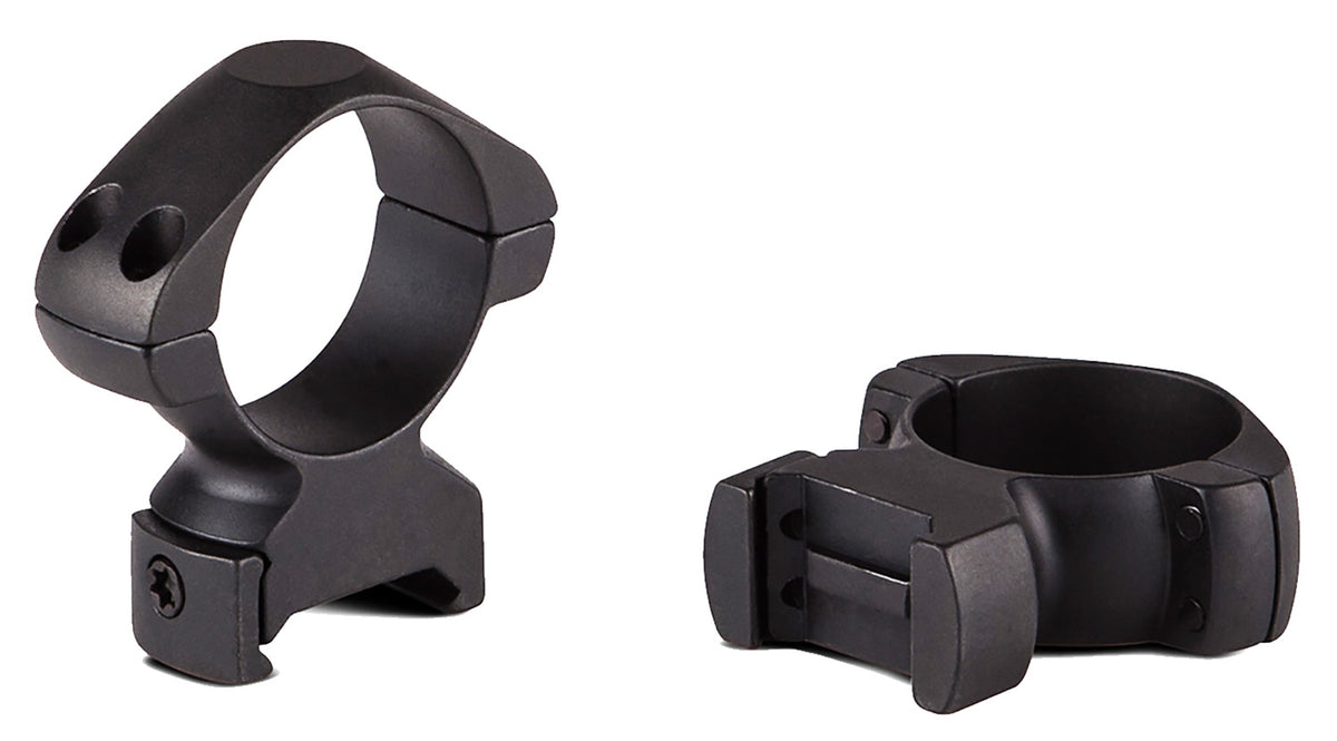 Konus 7402 Steel Riflescope Rings 1" Low Matte Black Weaver Picatinny Mount 0 MOA