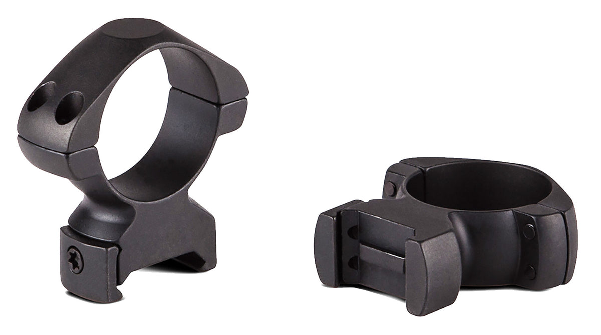 Konus 7405 Steel Riflescope Rings 30mm Low Matte Black Weaver Picatinny Mount 0 MOA