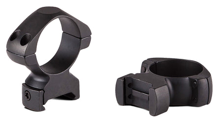 Konus 7405 Steel Riflescope Rings 30mm Low Matte Black Weaver Picatinny Mount 0 MOA