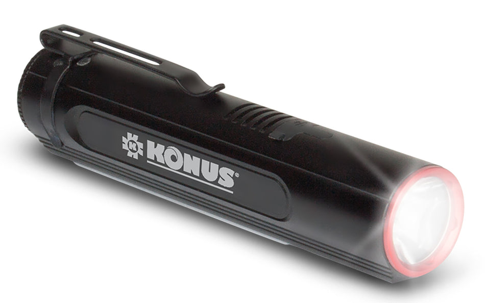 Konus 3930 KonusLight-2K Rechargeable LED Flashlight 2000 Lumens Black