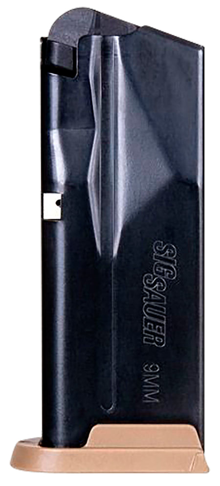 Sig Sauer P365 10rd 9mm Luger Flush-Fit Coyote Brown Steel Magazine MAG365910COY