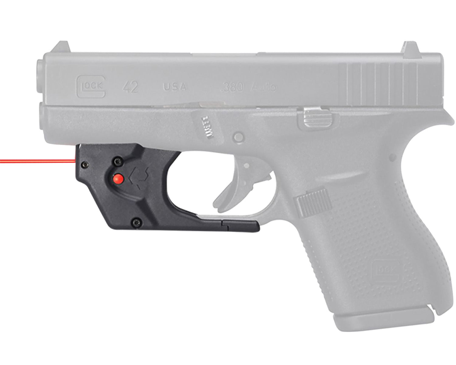 Viridian E-Series 9120014 Red Laser Sight Glock 42 43 43X 48 Ambidextrous On/Off Black