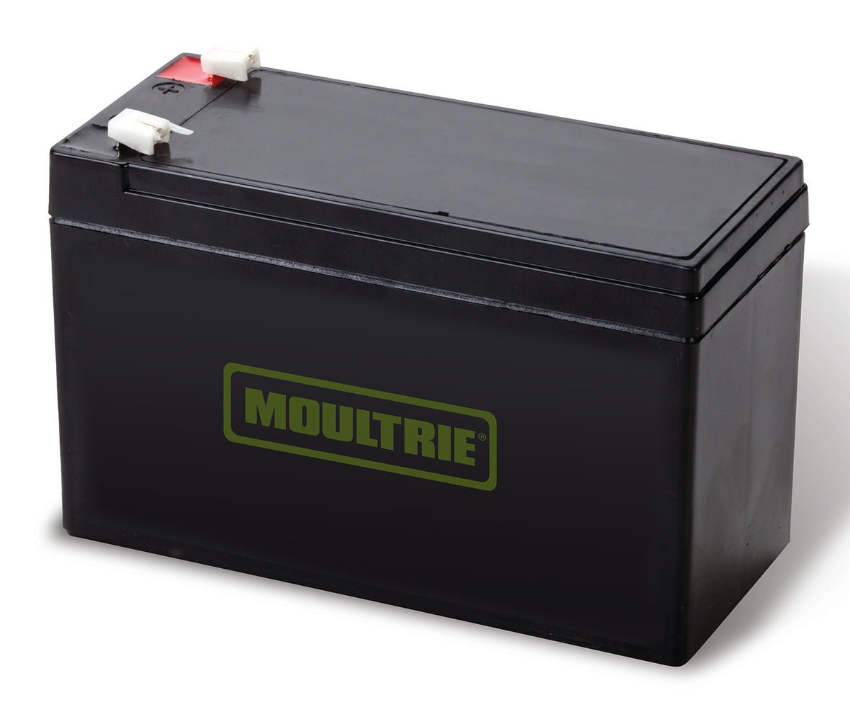 Moultrie MCA13093 12 Volt Rechargeable Battery for Ranch Series Feeders Black