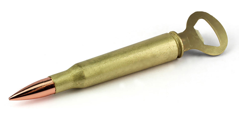 Caliber Gourmet CBG1016 Brass/Copper 50 Cal Shell Novelty Bottle Opener