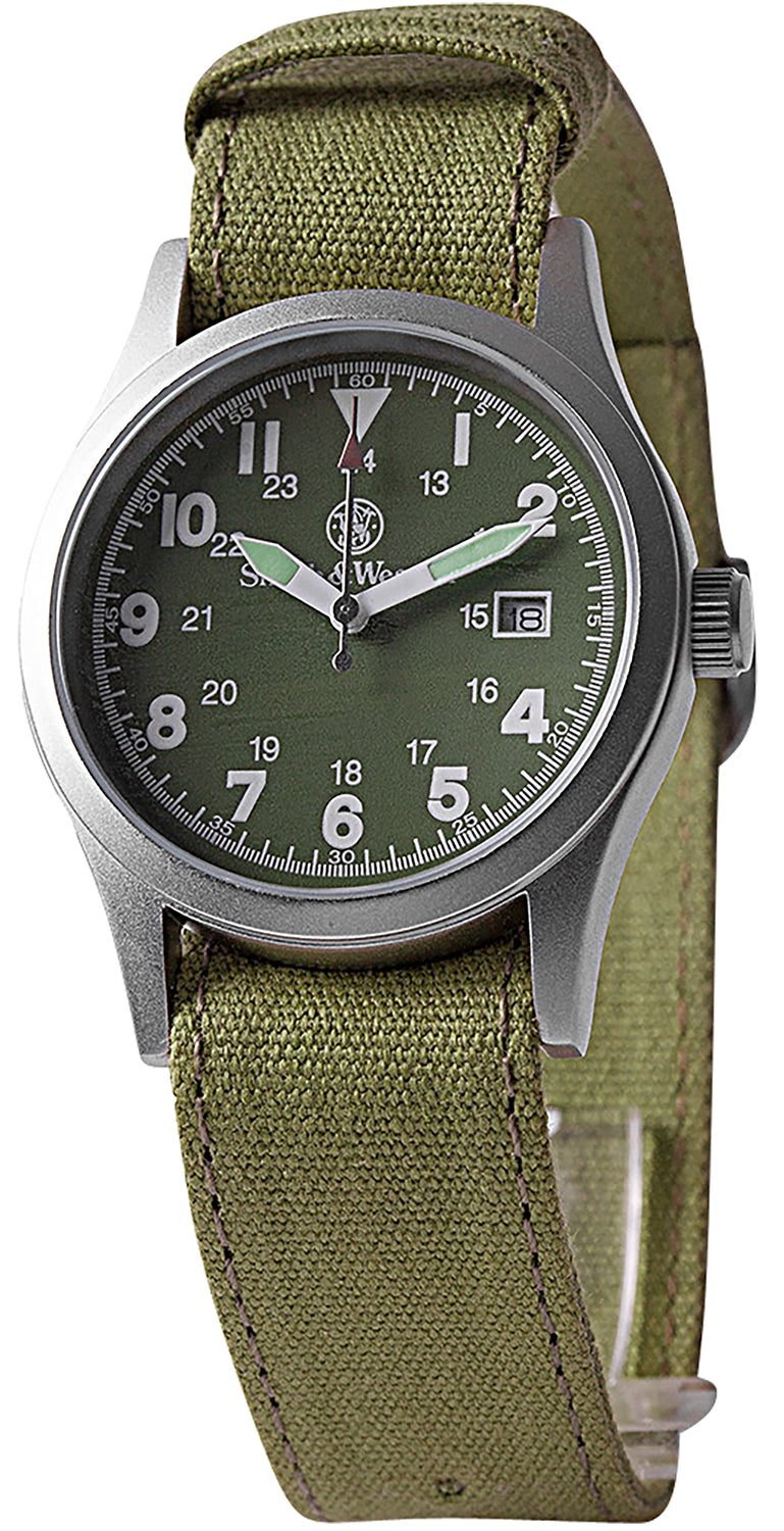S&W SWW1464OD Men's Military Watch in Olive Drab Green