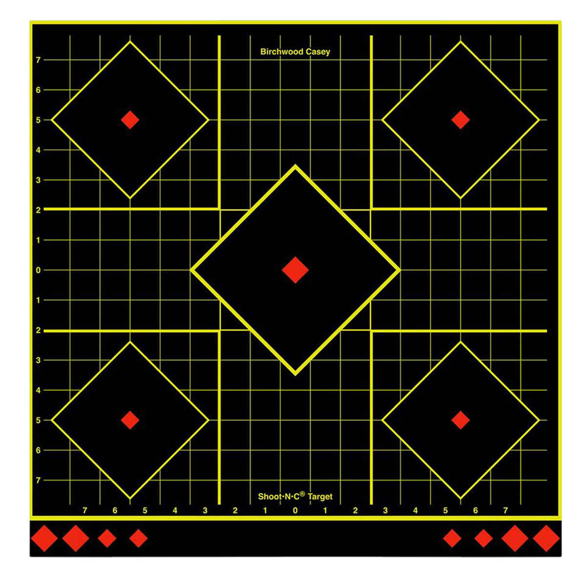 B/C Shoot-N-C 17.75" Sight-In Reactive Paper Target 100-Pack
