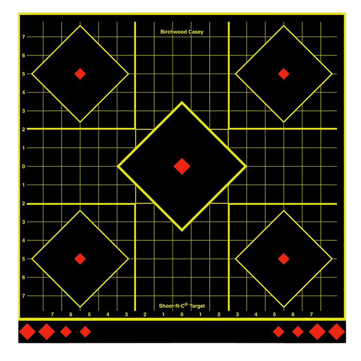 B/C Shoot-N-C 17.75" Sight-In Reactive Paper Target 100-Pack
