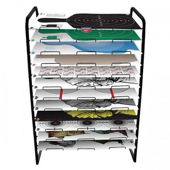 B/C Custom Rack Target Display with EZE-Scorer Paper 1200/PK