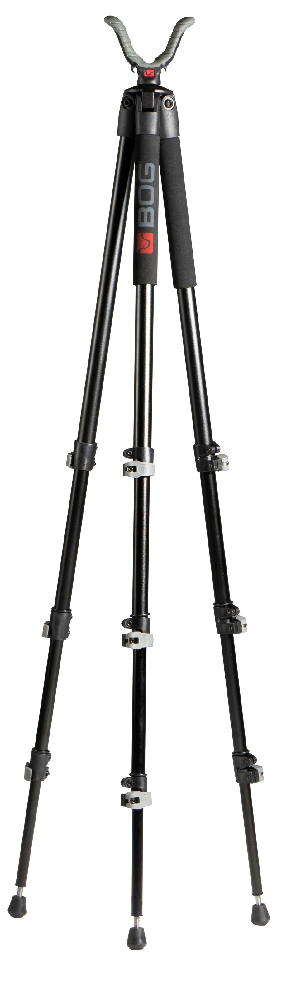 Bog-Pod Adrenaline Lever Lock Folding Tripod Black Aluminum 360 Degree Pan 25 Degree Cant 16"-72"