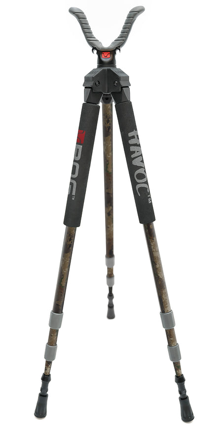 Bog-Pod 1100485 Havoc Aluminum Tripod High Veil Alpine Green 22"-50"