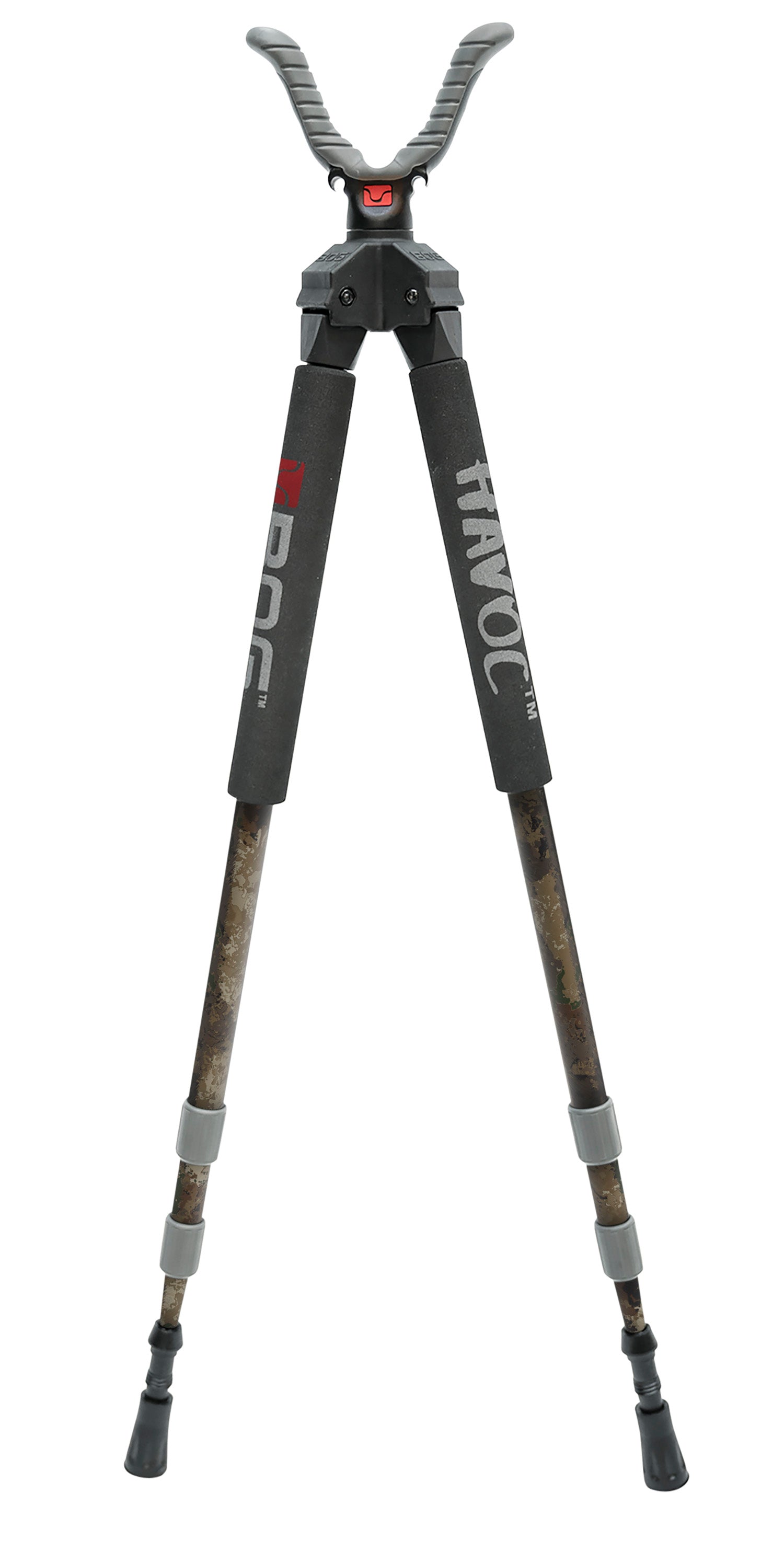 Bog-Pod 1100484 Havoc Aluminum Bipod Veil Alpine Green 21"-50" Vertical Adjustment