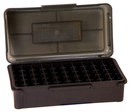 Frankford Arsenal 50-Round Hinge-Top Ammo Storage Box 6.5/243/308 Black Polymer