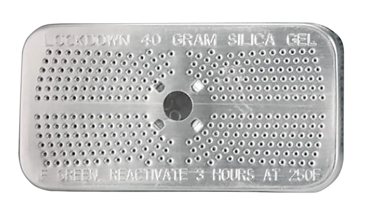 Lockdown 222555 40g Silver Silica Gel Vault Moisture Absorber Rechargeable