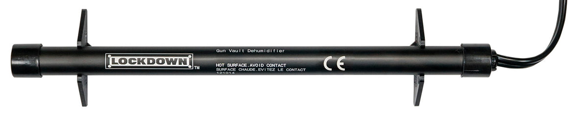 Lockdown 1071006 12" Black Electric Dehumidifier Rod 110 Volt Gun Safe