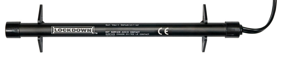 Lockdown 1071006 12" Black Electric Dehumidifier Rod 110 Volt Gun Safe