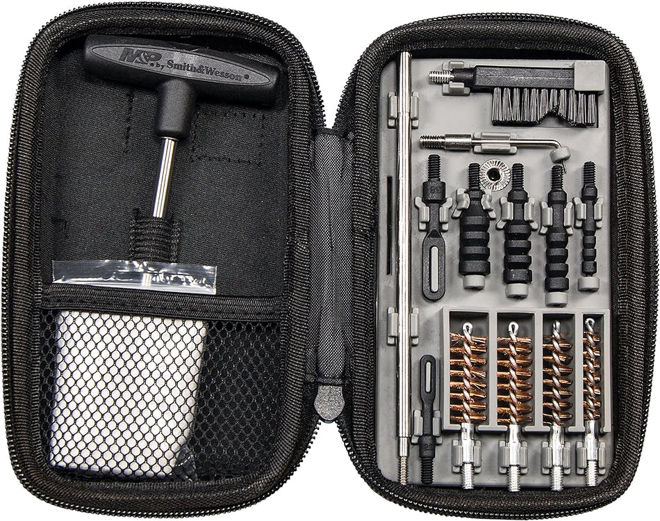 M&P Accessories 110176 Multi-Caliber Handgun Cleaning Kit .22-.45 Compact