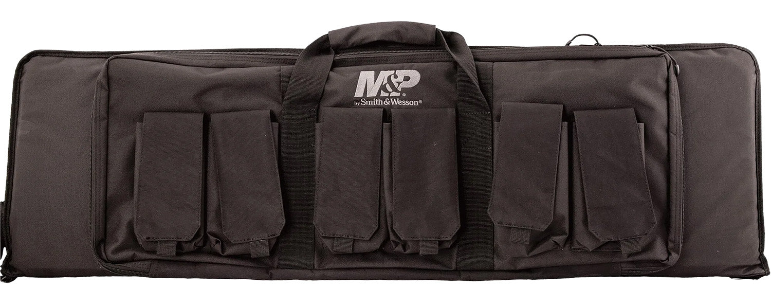 M&P Accessories 110025 Pro Tac 42-Inch Gun Case Black Nylon with 6 Mag Pouches