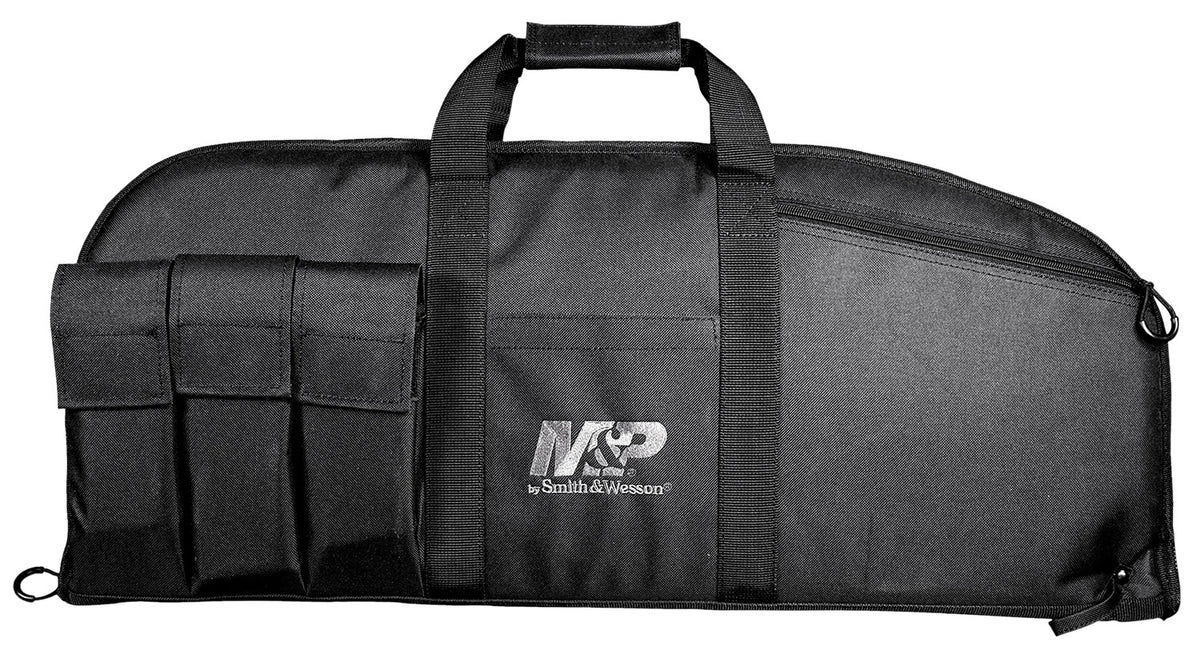 M&P Accessories 110016 Duty Series 45-Inch Rifle/Shotgun Case Black 5 Mag Pouches