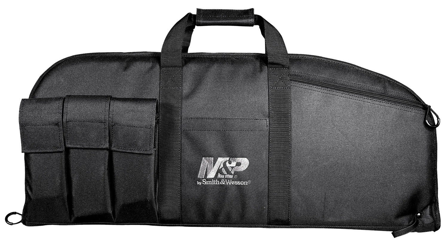 M&P Accessories 110016 Duty Series 45-Inch Rifle/Shotgun Case Black 5 Mag Pouches
