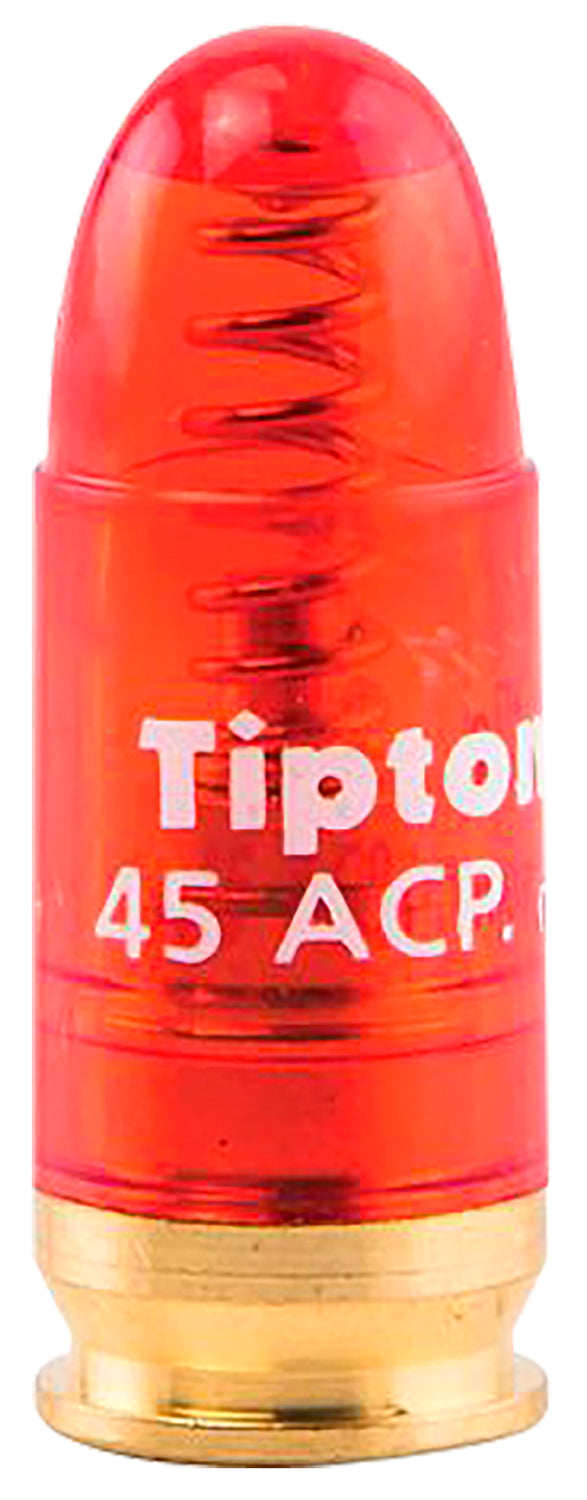 Tipton .45 ACP Translucent Red Snap Caps, 5-Pack 146331
