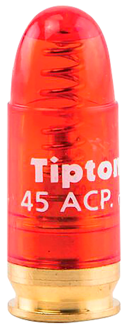 Tipton .45 ACP Translucent Red Snap Caps, 5-Pack 146331