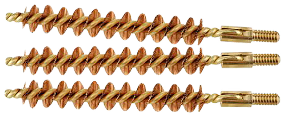 Tipton 868556 Bore Brush 30/32 Caliber Rifle Brass Bronze Bristles 3-Piece