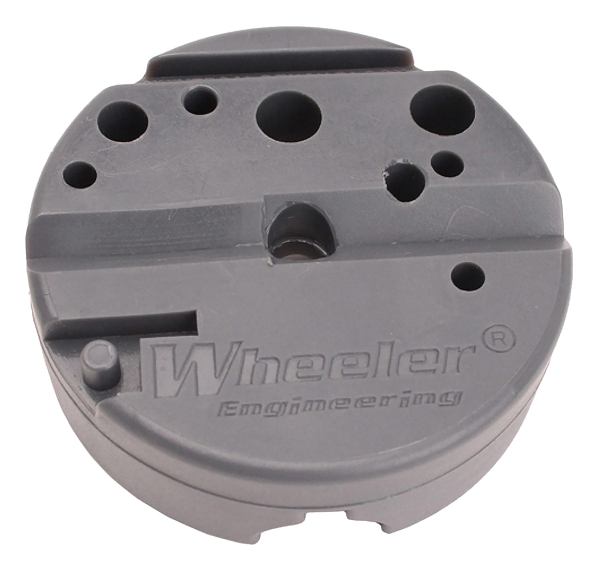 Wheeler Universal Bench Block for Handguns, Black Urethane, Non-Marring