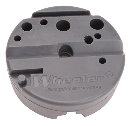 Wheeler Universal Bench Block for Handguns, Black Urethane, Non-Marring