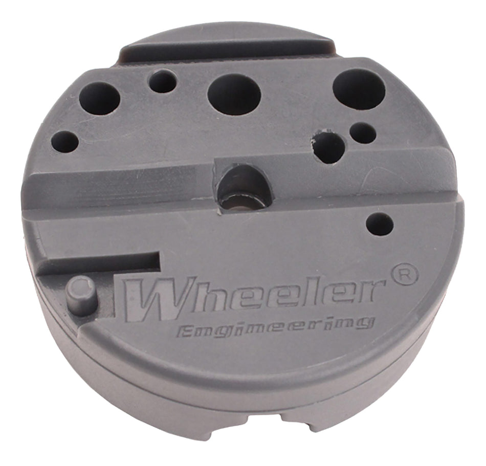 Wheeler Universal Bench Block for Handguns, Black Urethane, Non-Marring
