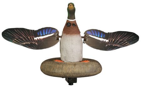 Higdon XS Floating Flasher Mallard Drake Decoy, Multi-Color, Rechargeable 12V with Quick-Charge Port