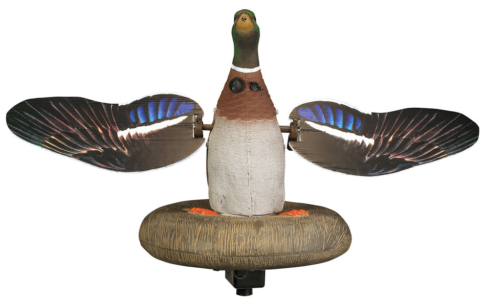 Higdon XS Floating Flasher Mallard Drake Decoy, Multi-Color, Rechargeable 12V with Quick-Charge Port