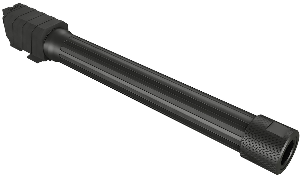 Canik PACN0023 9mm Luger Match Grade Fluted Threaded Black Steel Barrel for Mete SFX/SFX Pro