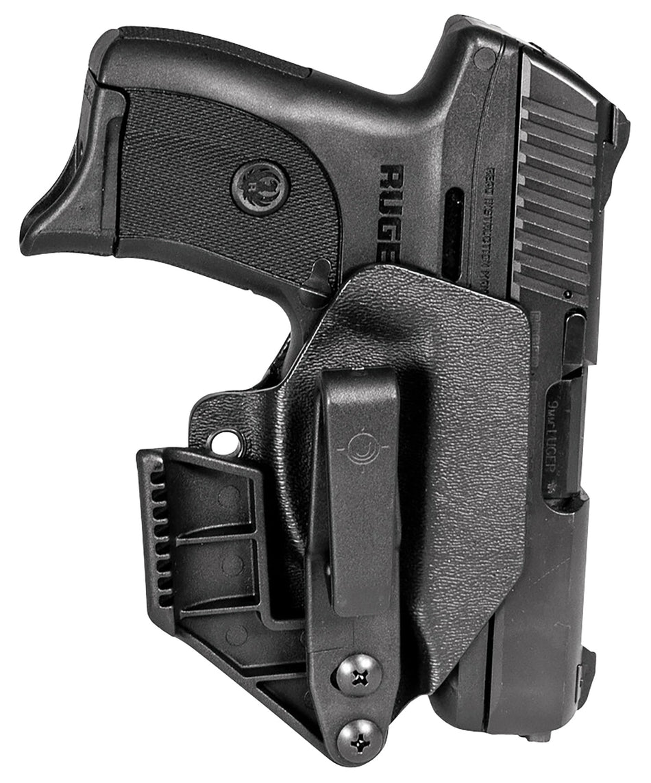 Mission First Tactical Minimalist Ambidextrous IWB Holster Black Polymer for Ruger EC9/EC9s/LC9/LC9s