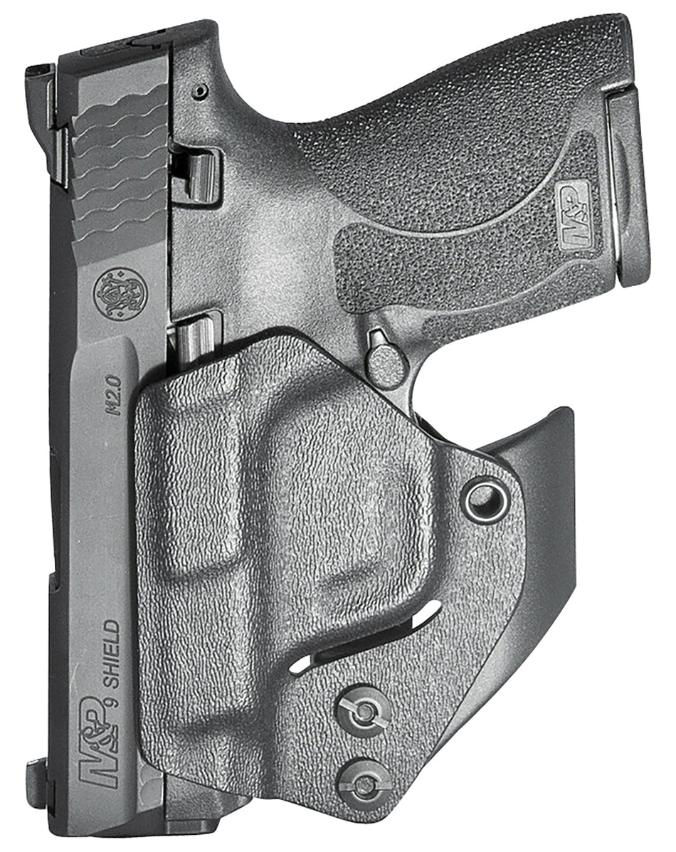 MFT H2SWSHAIWBM Minimalist Inside Waistband Holster Black Polymer for S&W Shield 2.0 9/40 and Shield Plus Ambidextrous