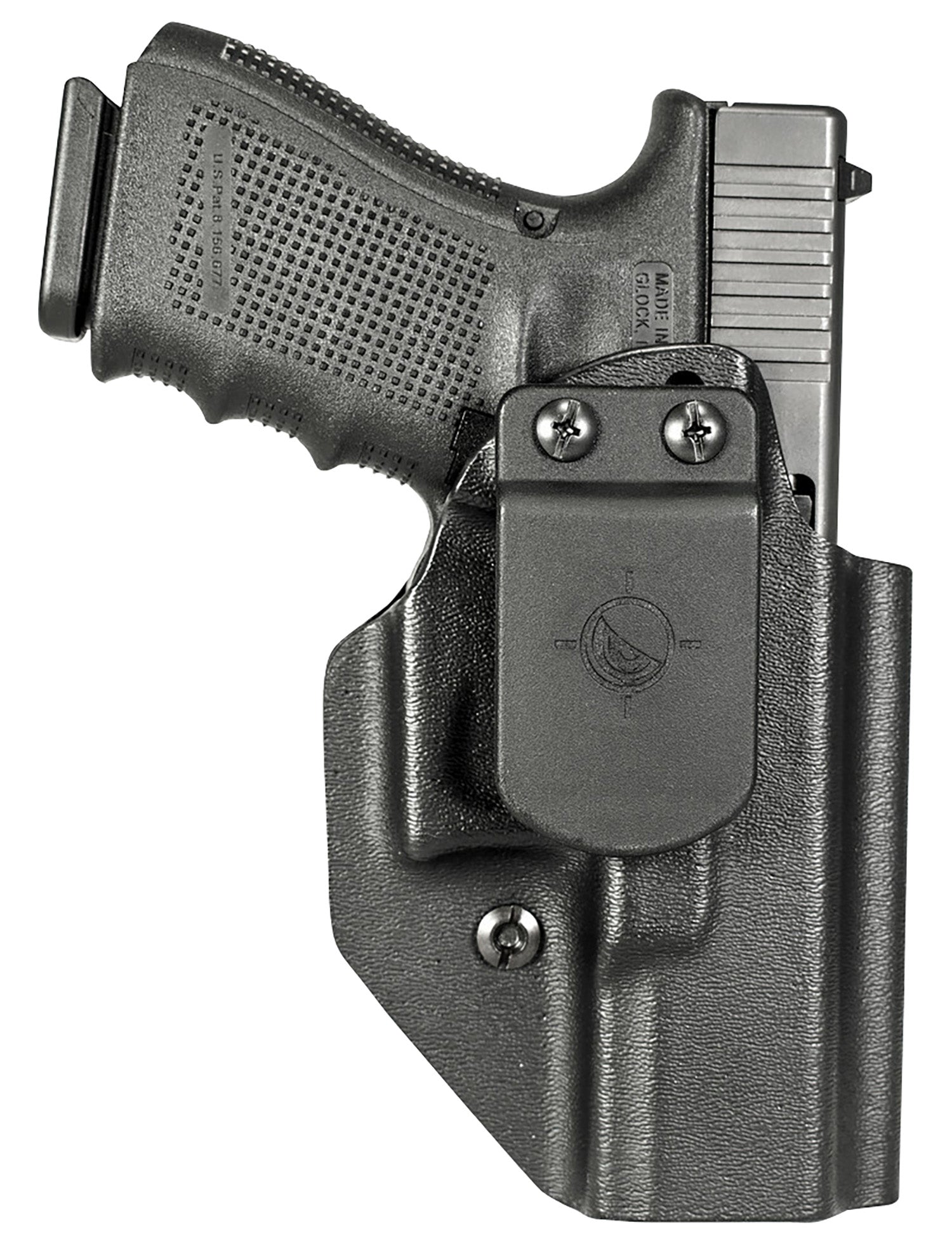 MFT HGL19AIWBABL Appendix Holster IWB OWB Black Polymer Belt Clip for Glock 19 23 44 Ambidextrous