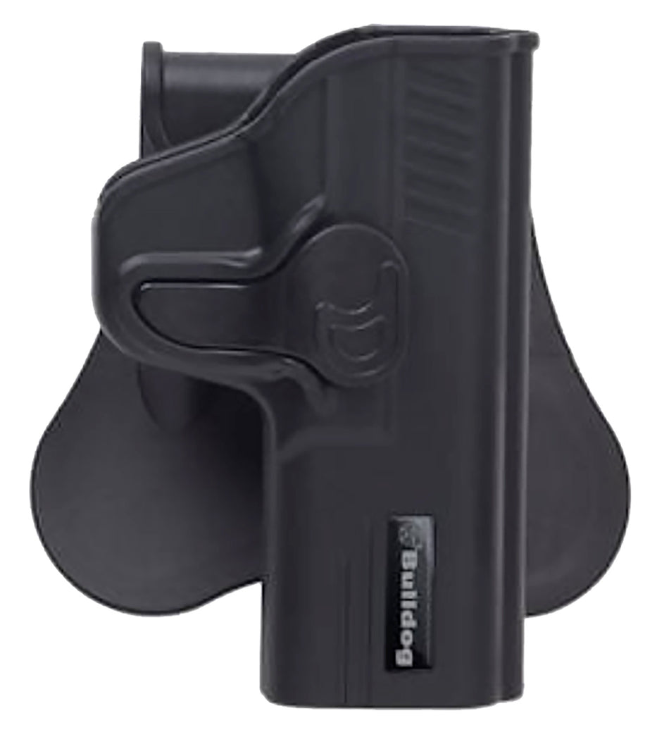 Bulldog RRSWMPSEZ OWB Rapid Release Black Polymer Paddle Holster S&W M&P Shield EZ RH