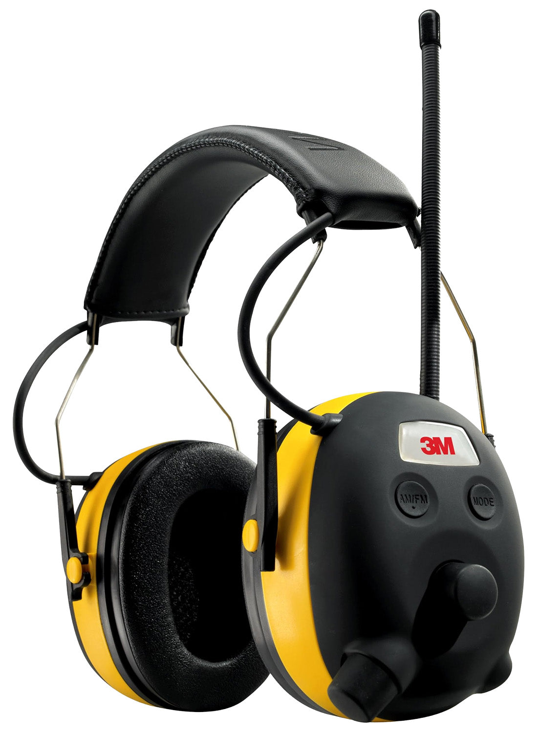 Peltor 90541H1DCPS WorkTunes 24 dB Over-Head Hearing Protection Earmuffs with AM/FM Radio Yellow/Black