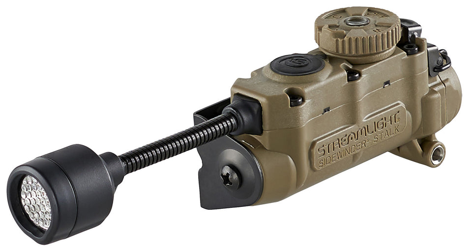 Streamlight Sidewinder Stalk Tactical Helmet Light White/IR/Multi-Color LED Coyote 76 Lumens E-Mount