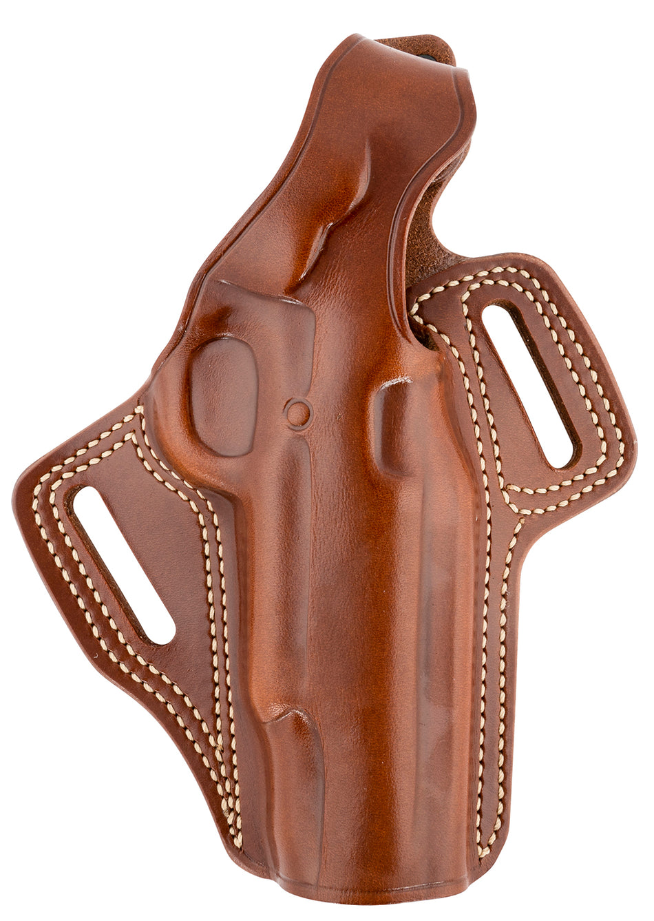 Galco Fletch FL212R OWB Tan Leather Belt Slide for 5" 1911 Pistols Right Hand