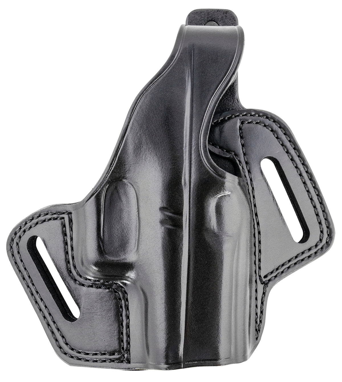 Galco Fletch FL800RB OWB Black Leather Belt Slide Compatible with Glock 43/43X / Springfield Hellcat Right Hand