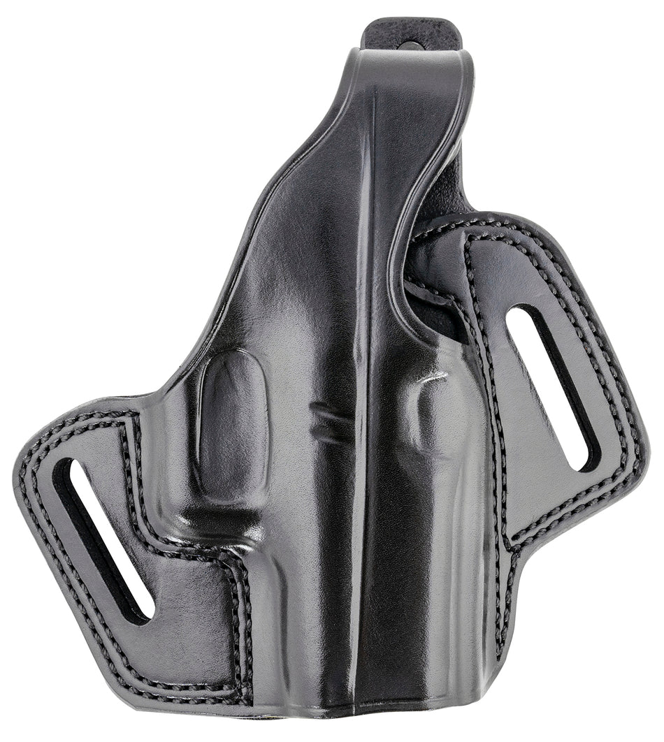 Galco Fletch FL800RB OWB Black Leather Belt Slide Compatible with Glock 43/43X / Springfield Hellcat Right Hand