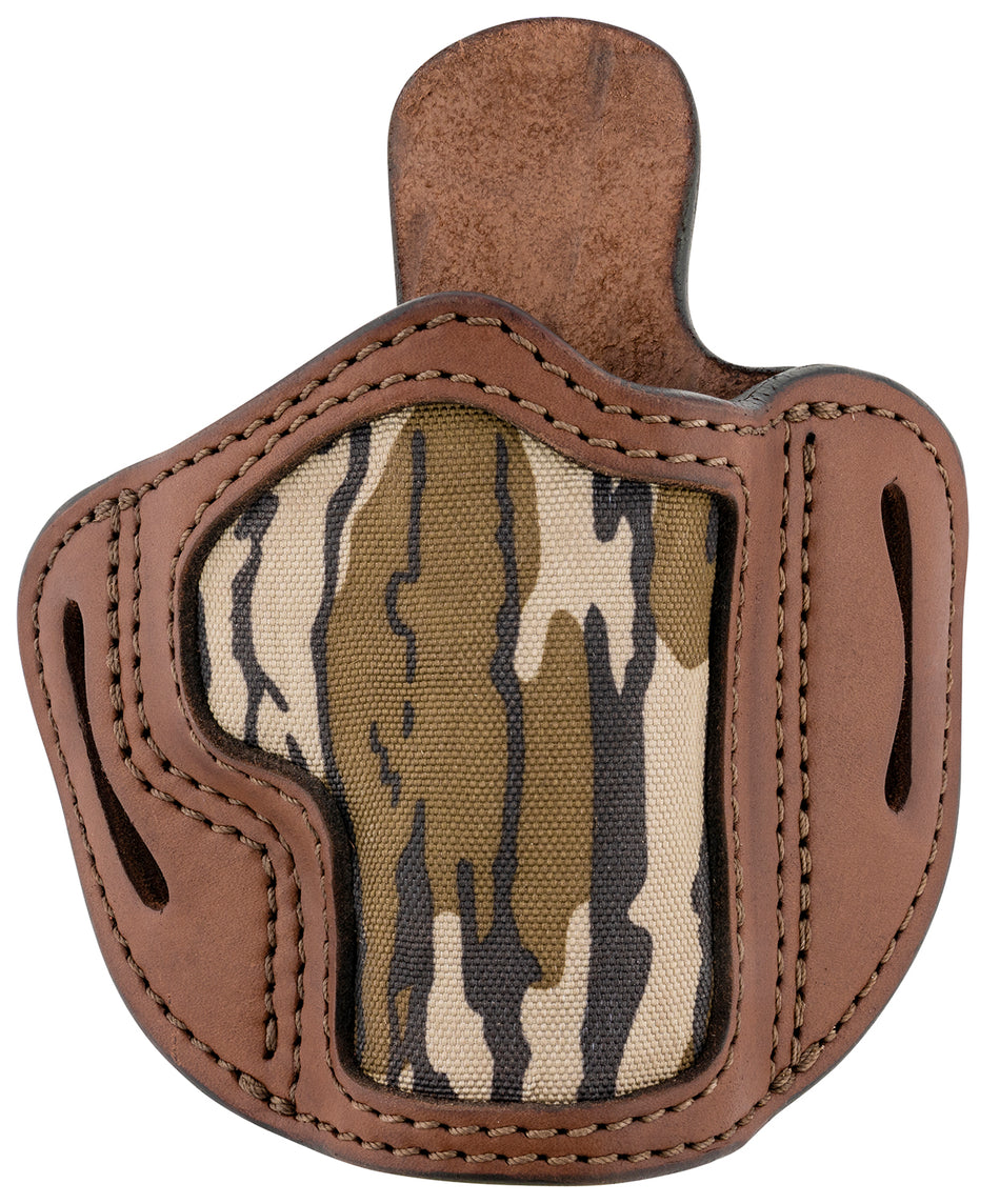 1791 Gunleather MOBH21BRWR Optic Ready OWB Size 2.1 Brown/Mossy Oak Leather Belt Slide - Glock 17/XD RH
